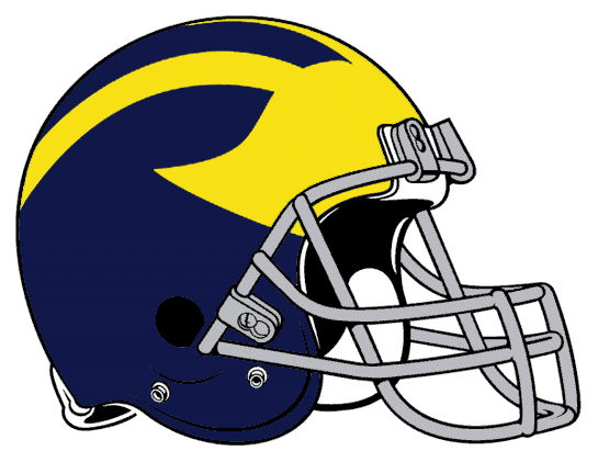 Michigan Wolverines 1969-1975 Helmet Logo diy iron on heat transfer
